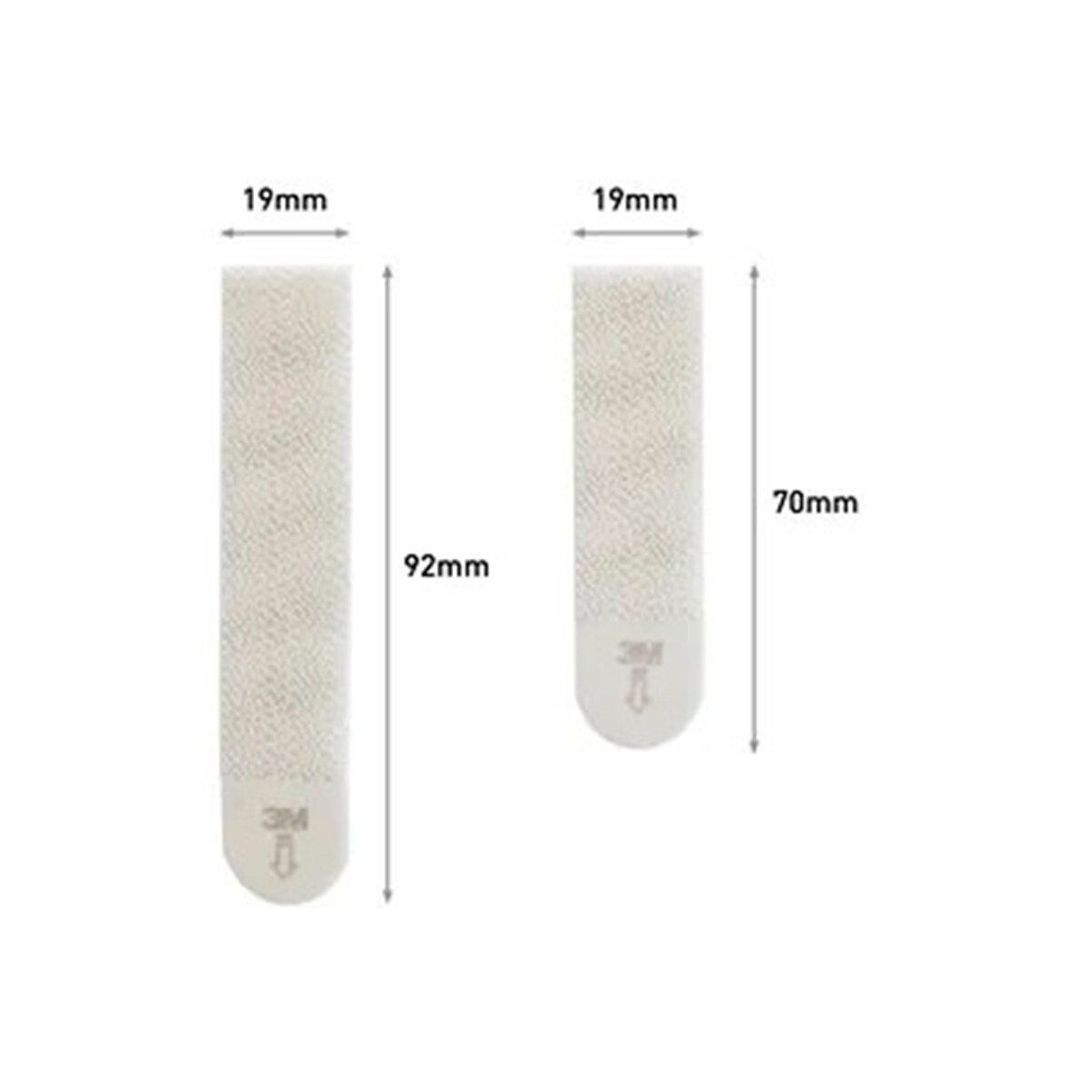 Tiras de Pendurar Quadros Pack 8 Unid. Grandes + 4 Unid. Médias Branco-4