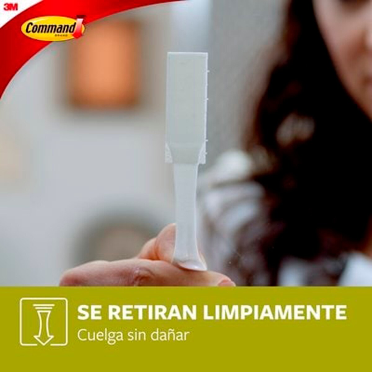 Tiras de Pendurar Quadros Pack 8 Unid. Grandes + 4 Unid. Médias Branco-6