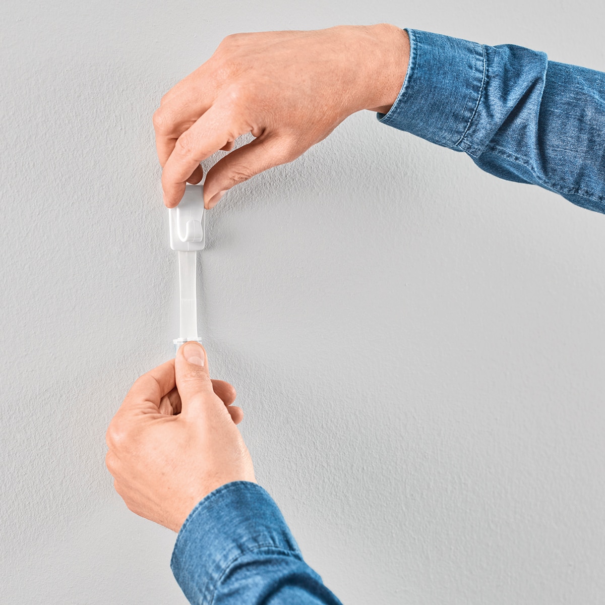 Gancho Adesivo para Paredes Pintadas e Gesso 2 Unid. - 0,5 kg Branco-7