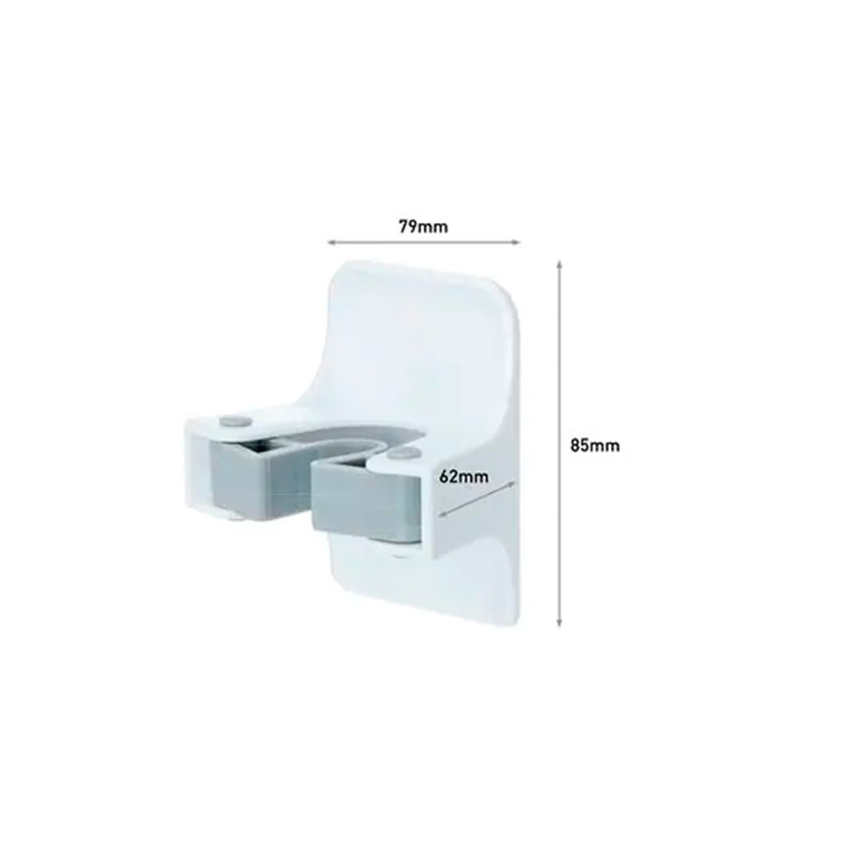Colgador para Escobas Blanco-4