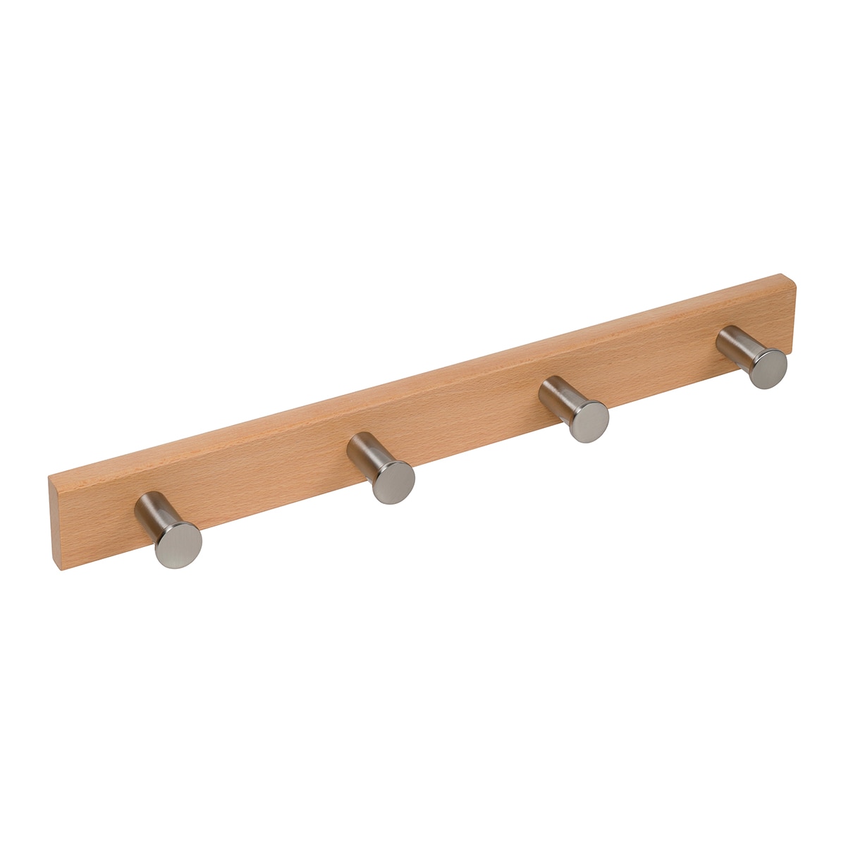 Imagem 0 de Cabide em Madeira e Zamak 989HNNCV 4 Ganchos