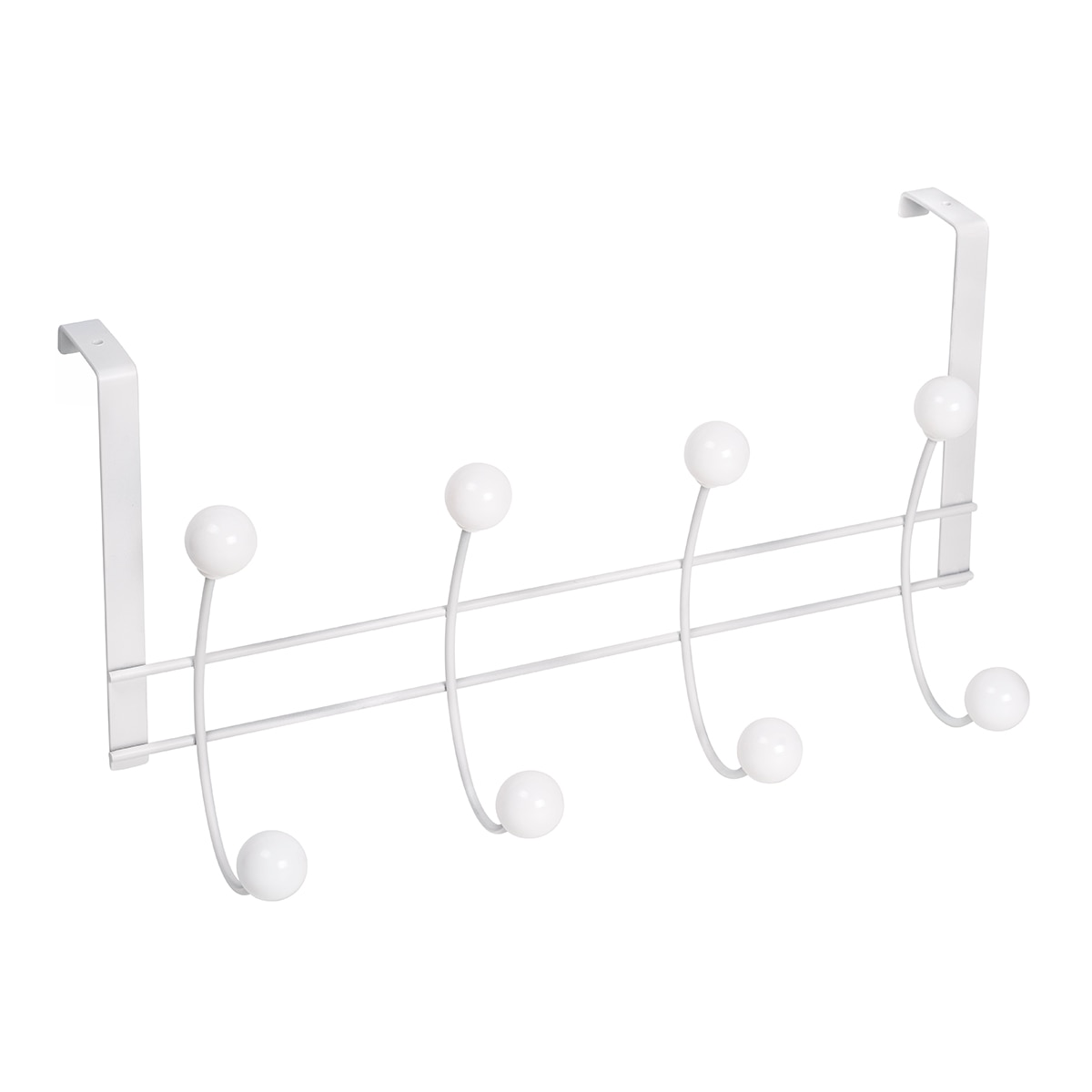 Percha Metal Pintado 8 Colgadores 902BLBL8 Blanco-1