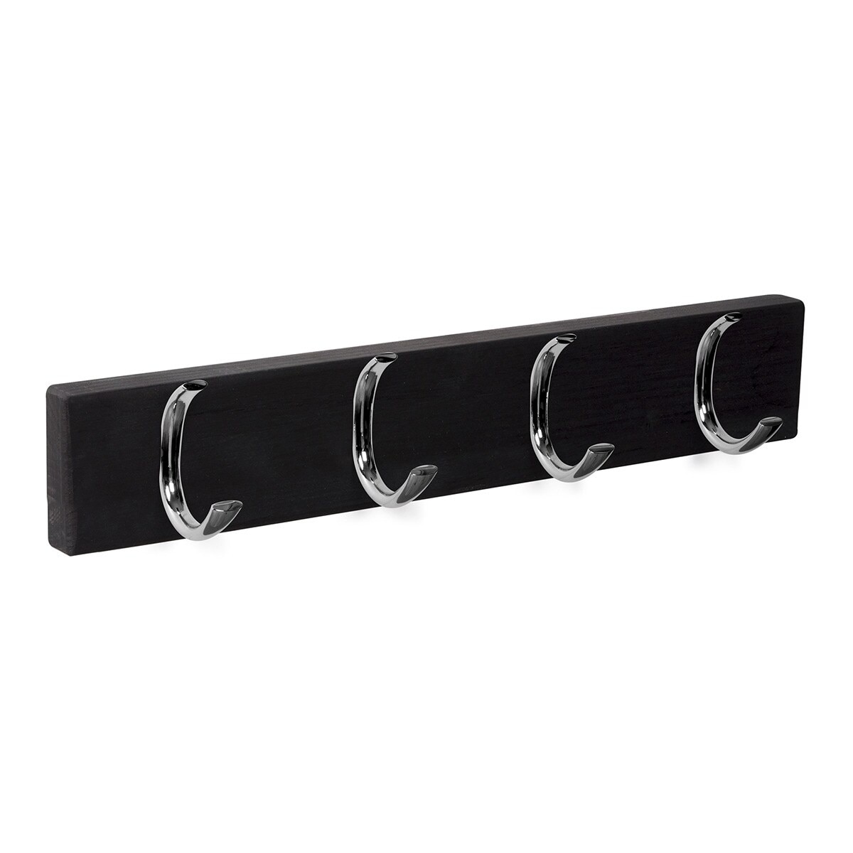 Imagen 0 de Percha Madera y Zamak 4 Colgadores 9105NECR
