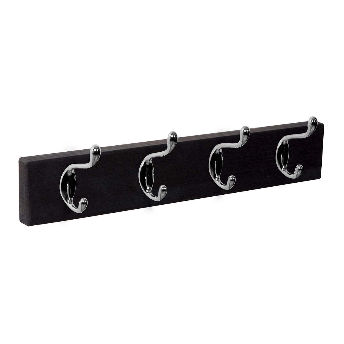 Imagen 0 de Percha Madera y Zamak 4 Colgadores 9101NECR