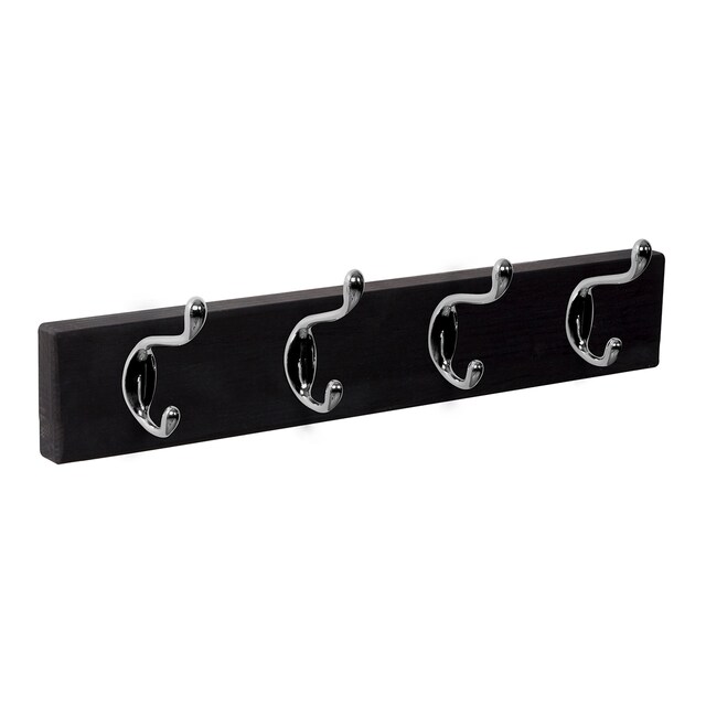 Imagen 0 de Percha Madera y Zamak 4 Colgadores 9101NECR