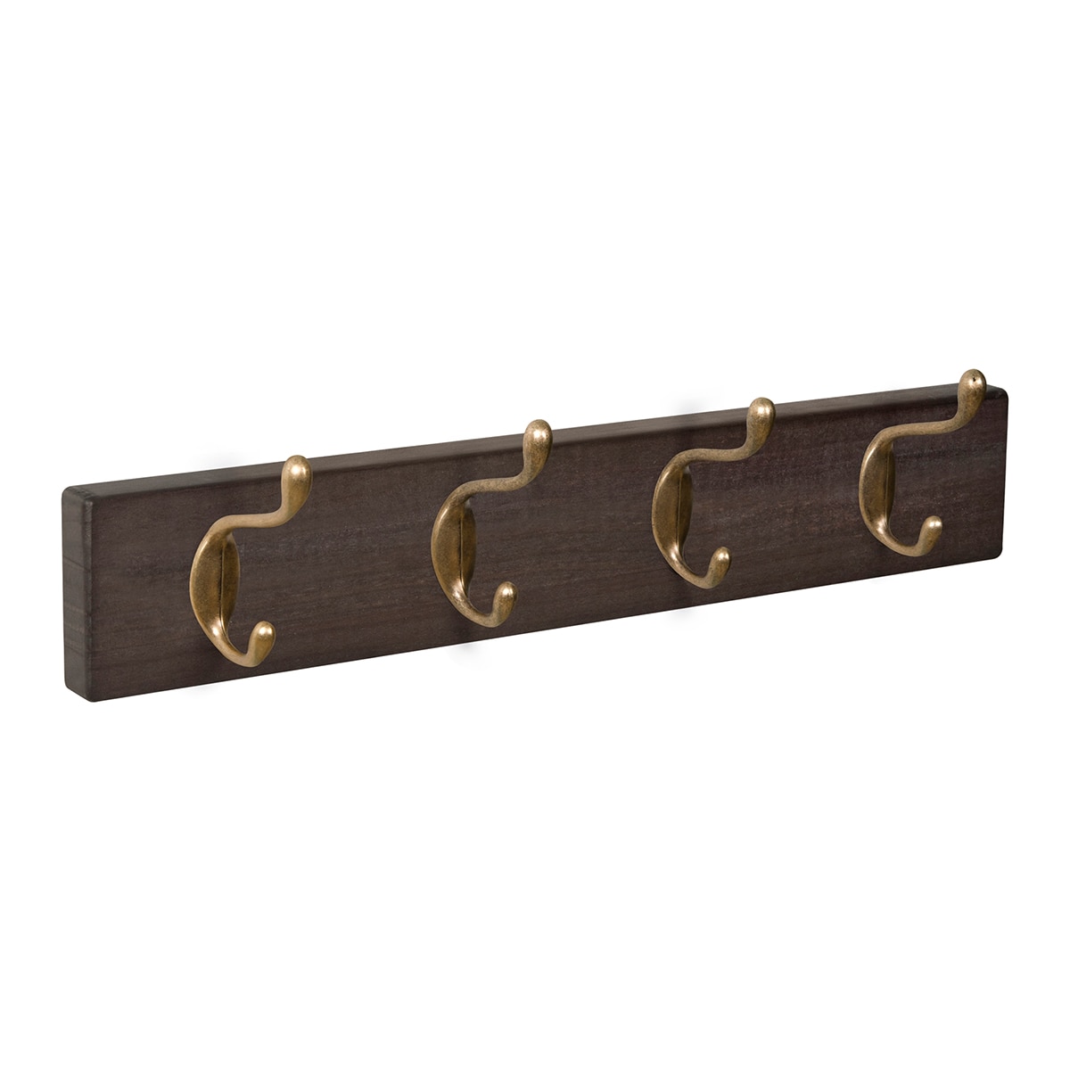 Imagen 0 de Percha Madera y Zamak 4 Colgadores 9101NVBR