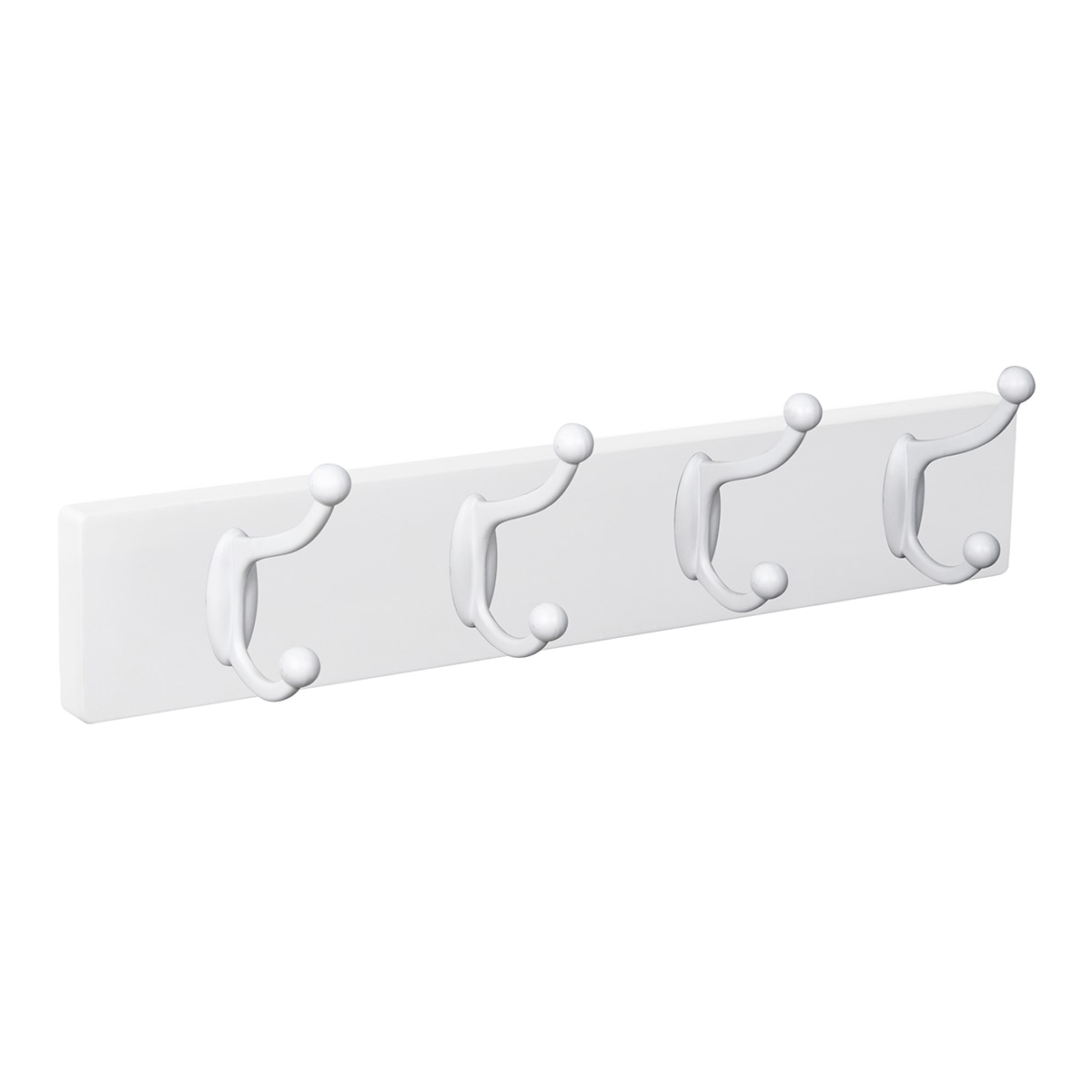 Imagen 0 de Percha Madera y Zamak 4 Colgadores 9104BLBL