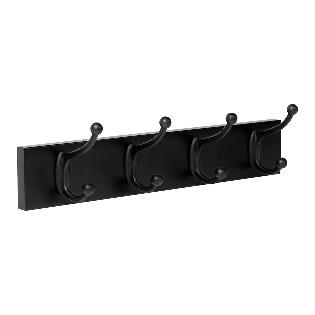 Imagen 0 de Percha Madera y Zamak 4 Colgadores 9104NENE