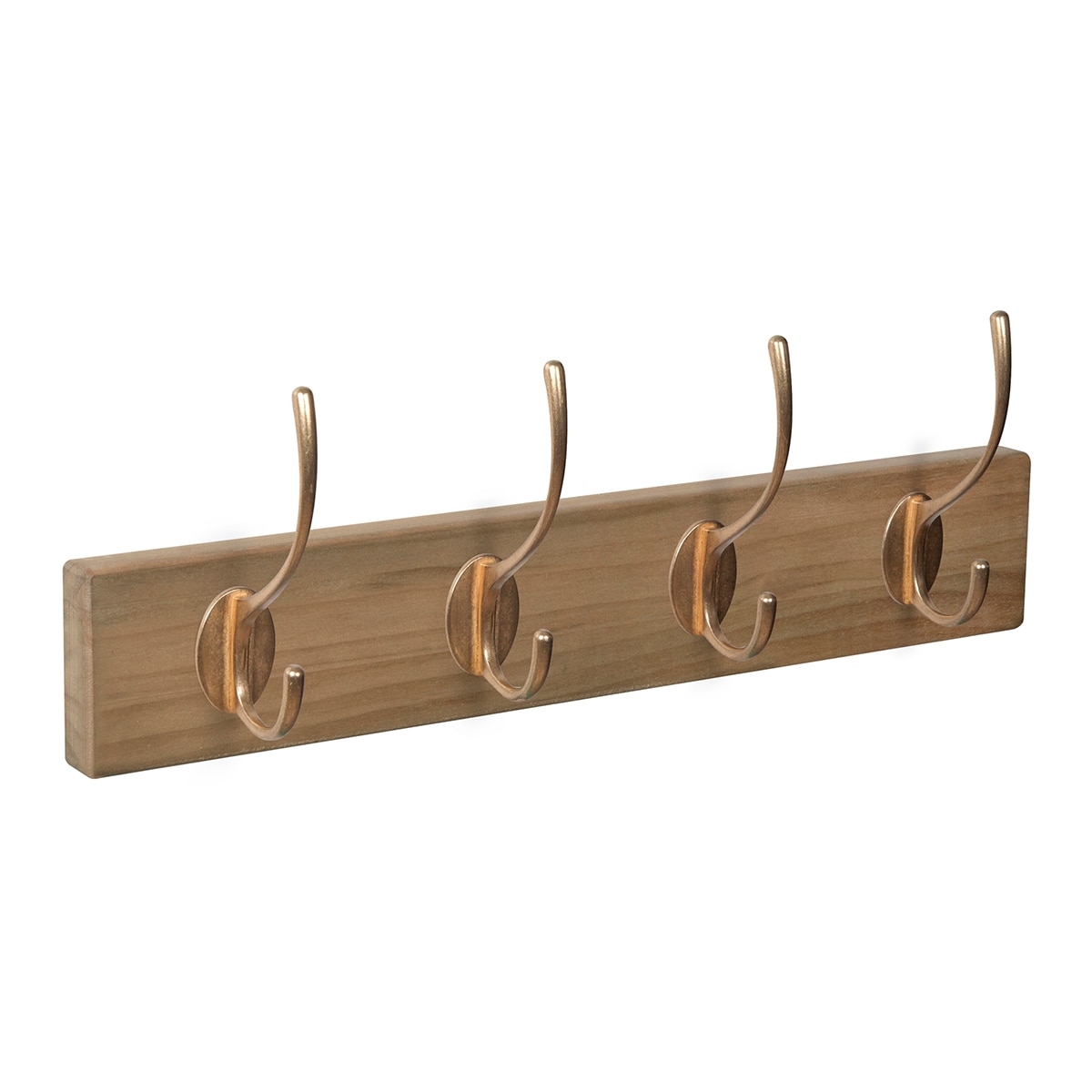 Imagen 0 de Percha Madera y Zamak 4 Colgadores 9103HVLT