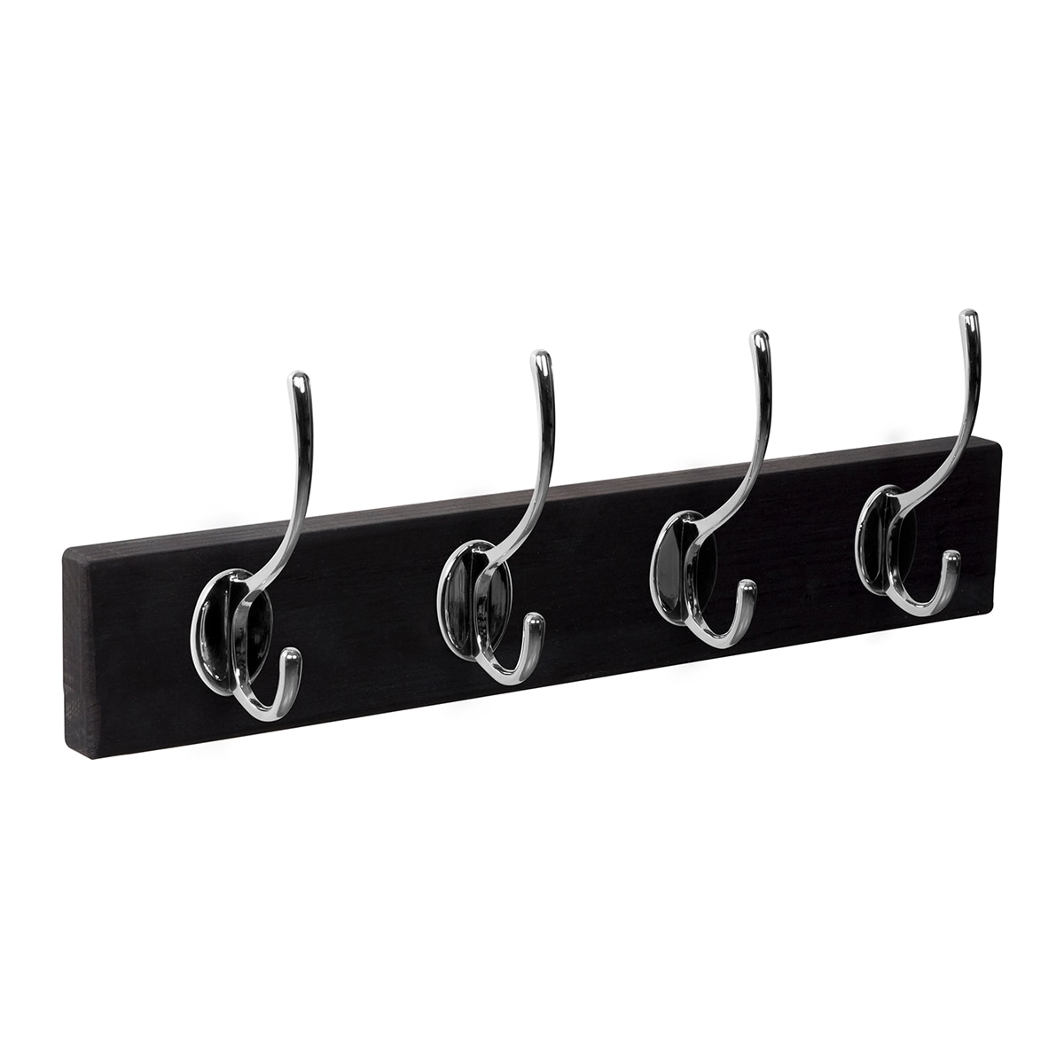 Imagen 0 de Percha Madera y Zamak 4 Colgadores 9103NECR