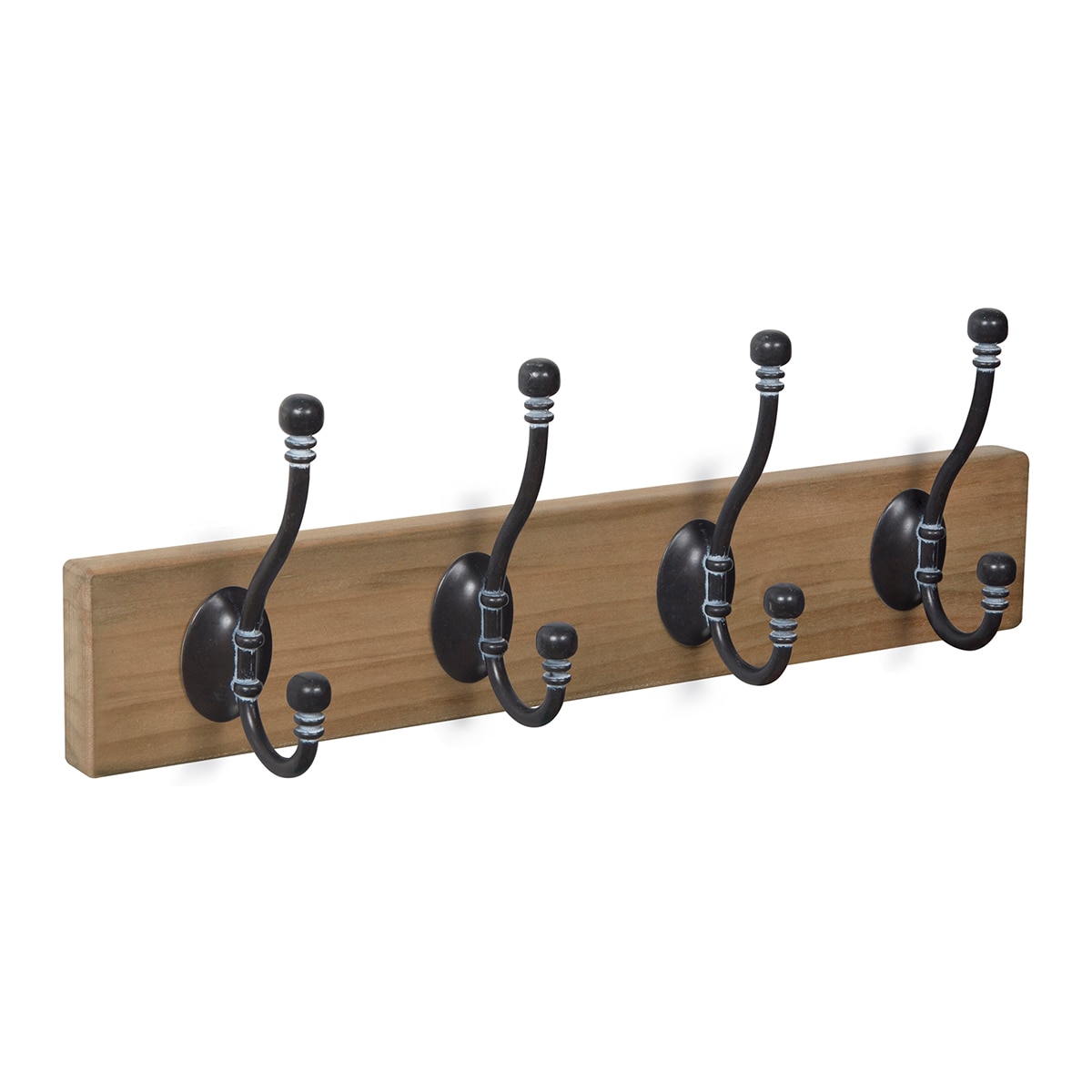 Imagen 0 de Percha Madera y Zamak 4 Colgadores 9102HVNF