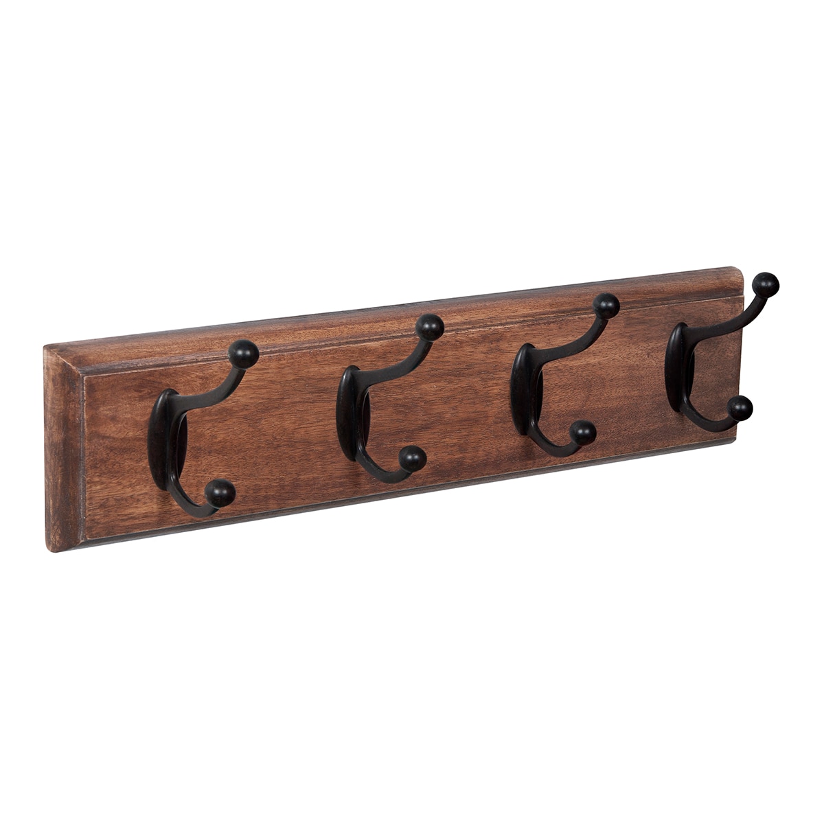 Imagen 0 de Percha Madera y Zamak 4 Colgadores 9504MANE