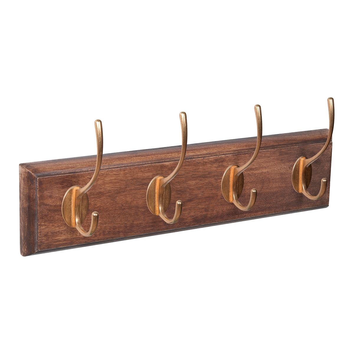 Imagen 0 de Percha Madera y Zamak 4 Colgadores 9503MALT