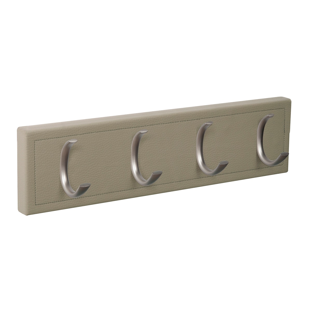 Percha Madera y Zamak 4 Colgadores 9205VIIN Visón-1