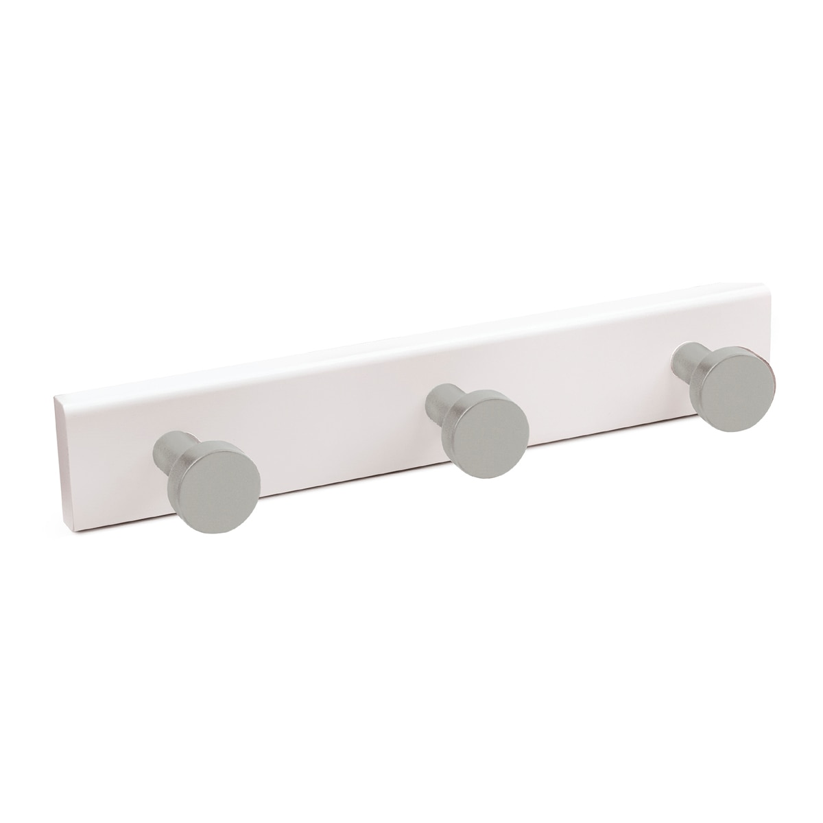 Percha Madera y Madera 3 Colgadores 913BLCV3 Blanco-1