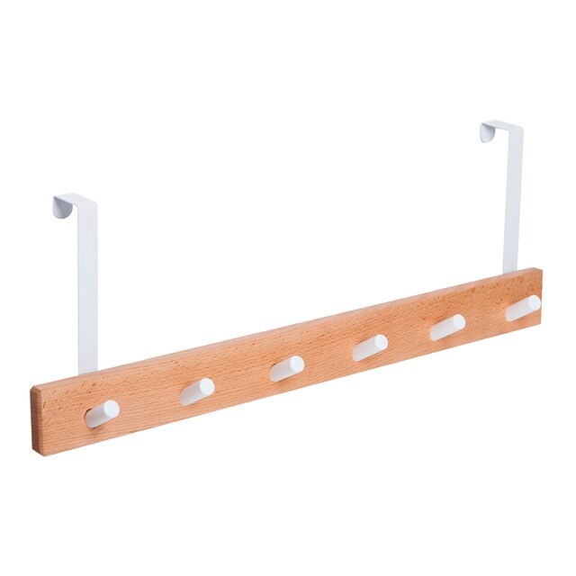 Imagen 0 de Percha Madera y Zamak 6 Colgadores 9400HNBL6S