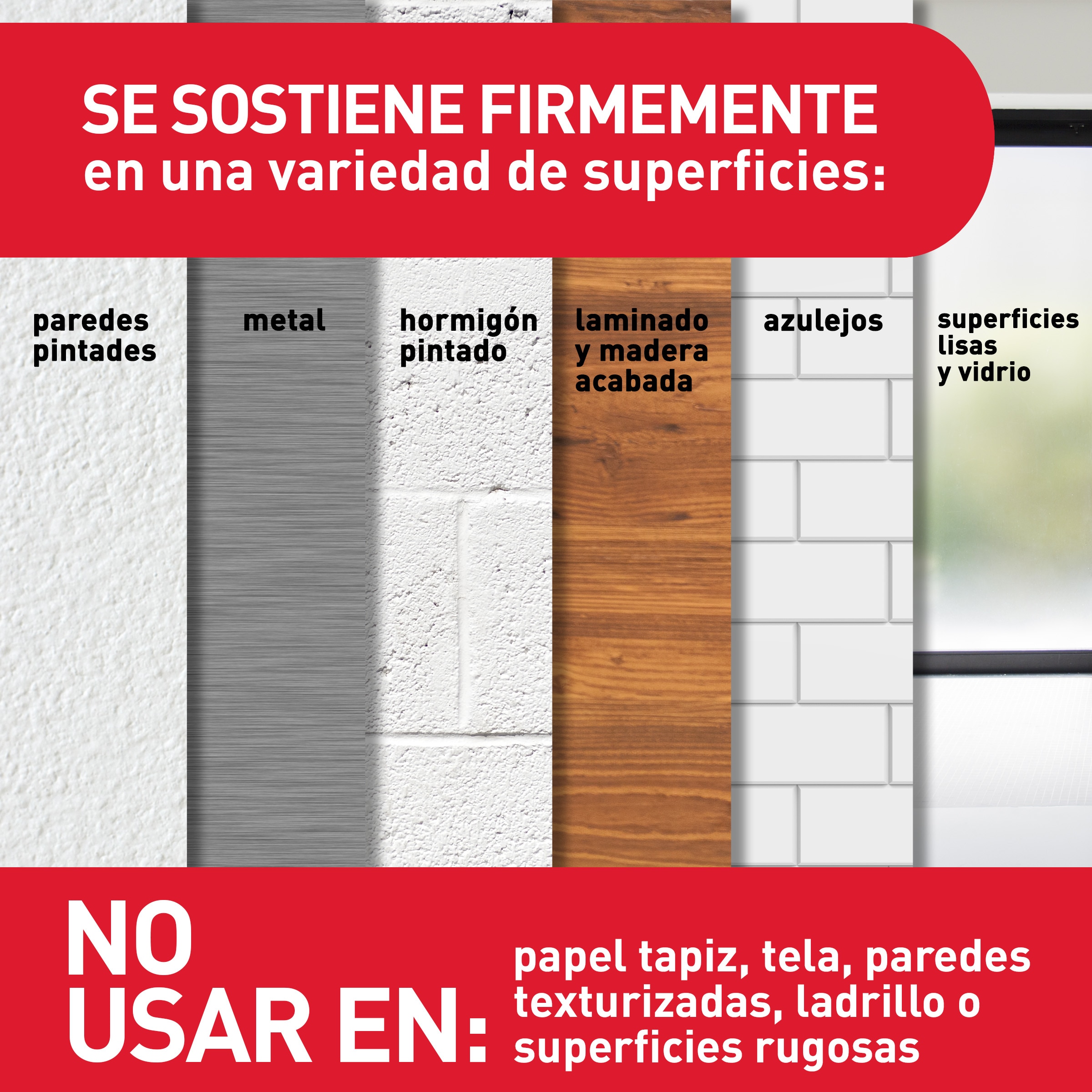 Command™ Tiras para colgar cuadros, blancas, extragrandes para objetos pesados de hasta 9 kg. 4 pares Blanco-7