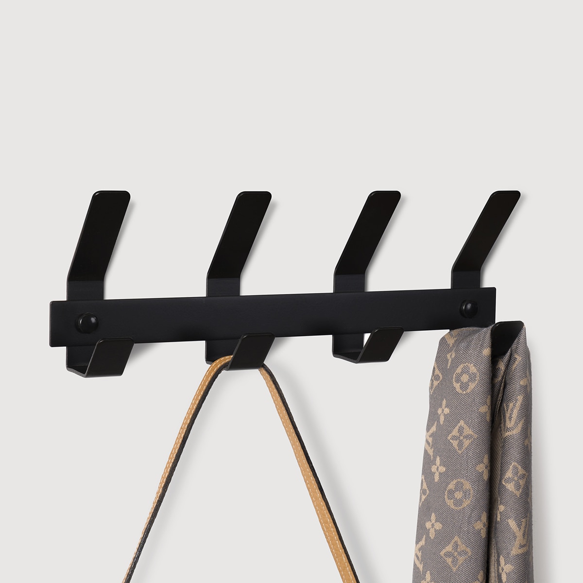 Percha metal 4 Ganchos negros - 9611NE4 Negro-3