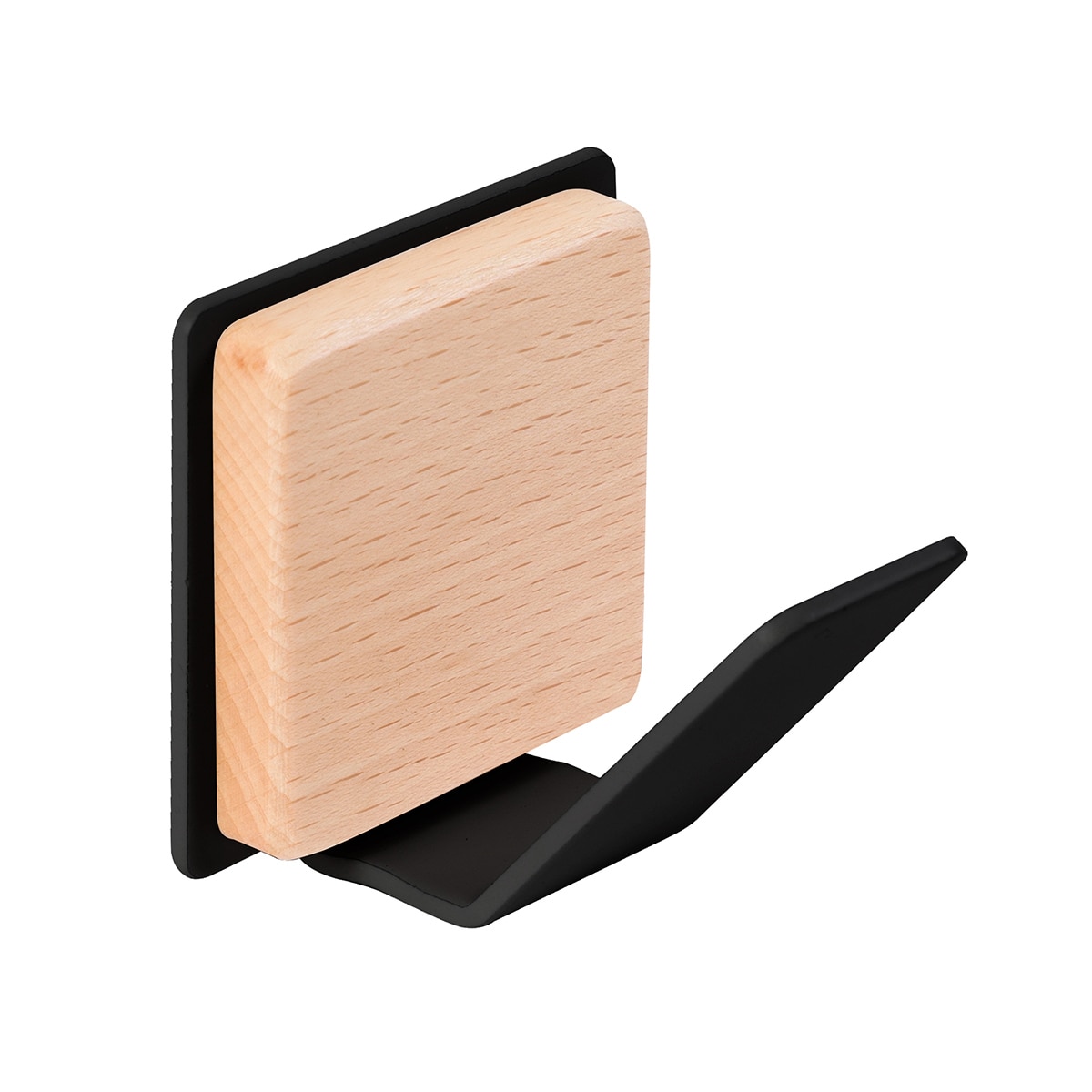 Imagen 0 de Percha negra con  aplique haya  - C1-9608NEHN1