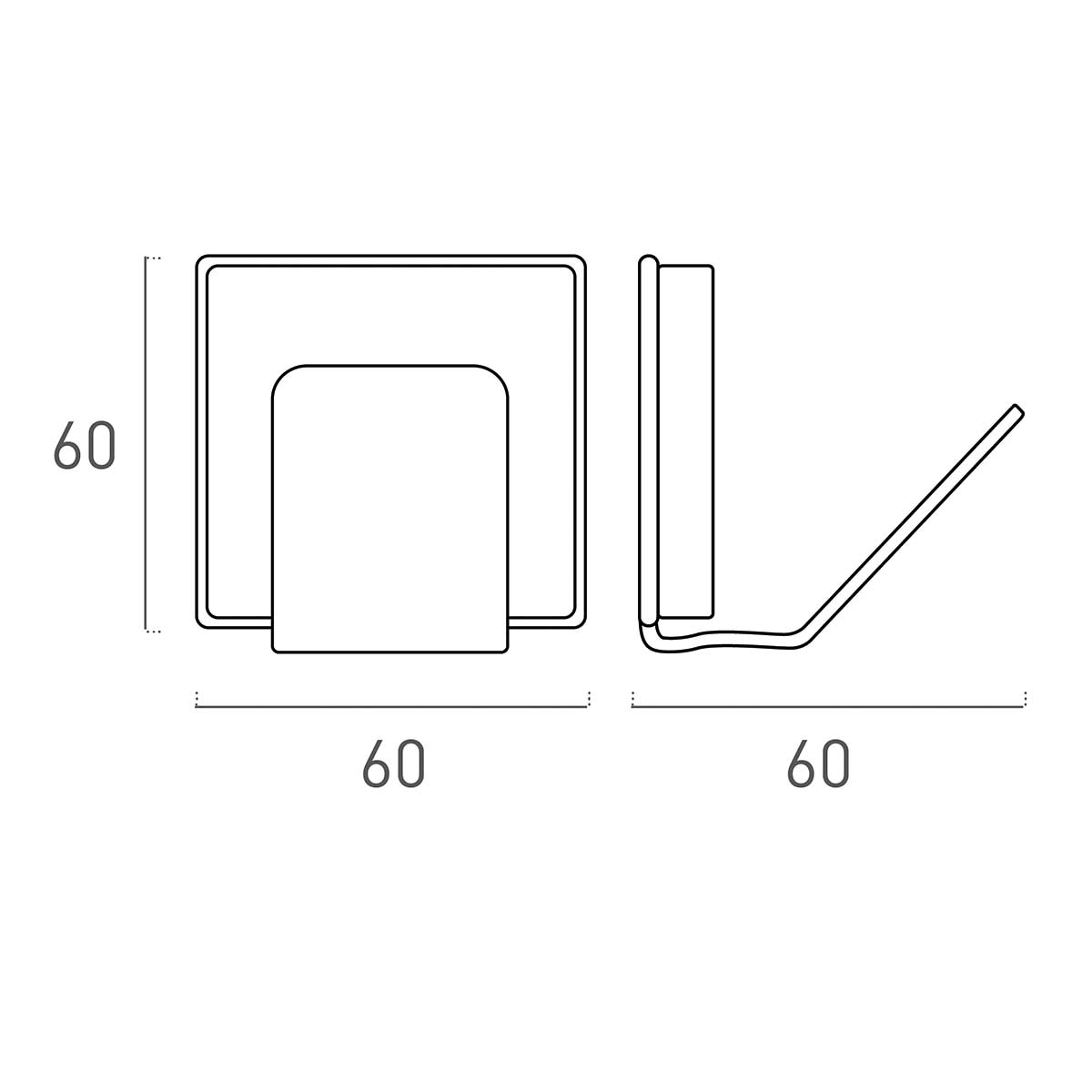 Percha blanca con aplica haya - C1-9608BLHN1 Blanco / Madera-2