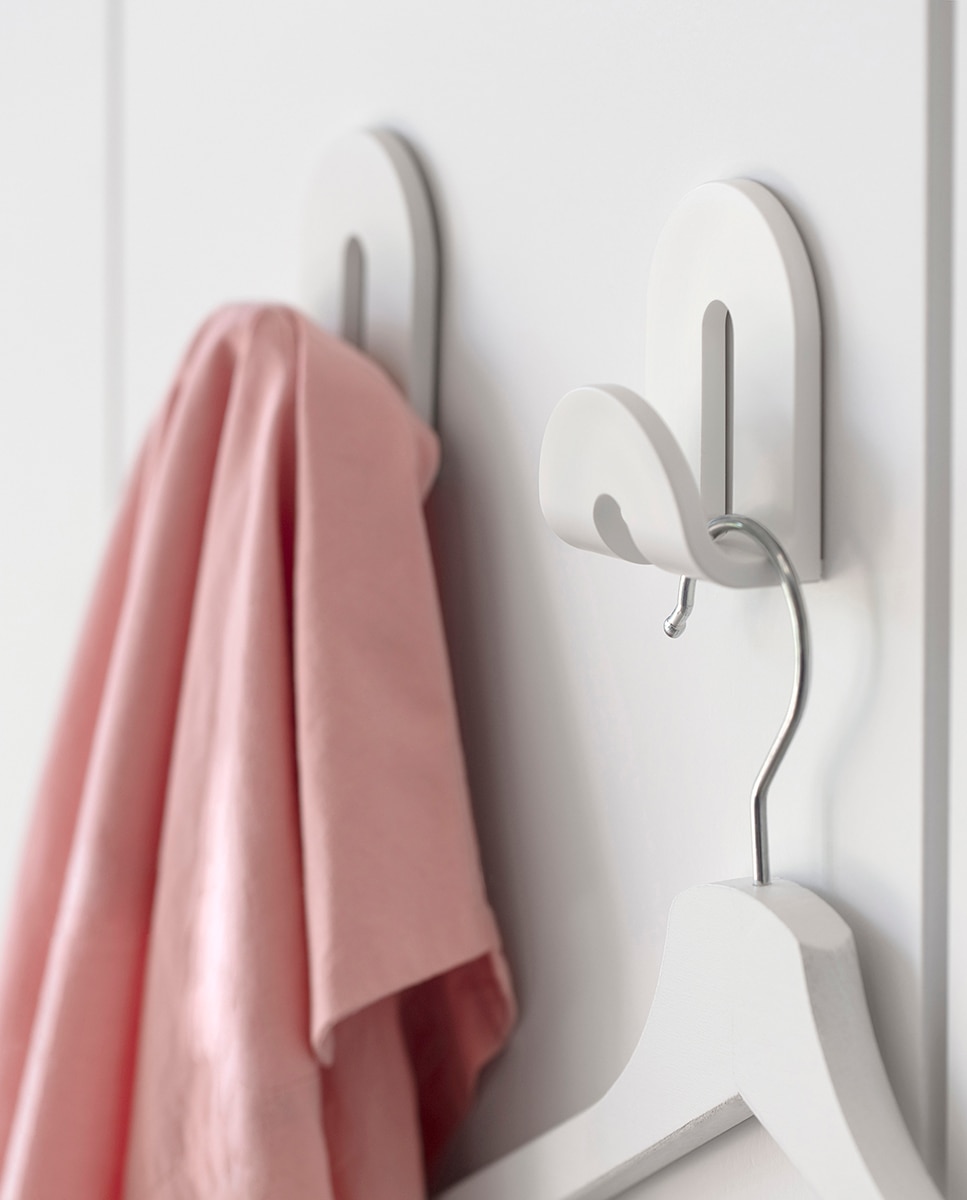Colgador adhesivo Inofix Calma Blanco Blanco-2