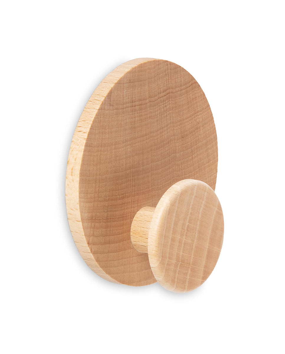 Colgador  adhesivo Inofix Lumo Madera Clara Madera-1