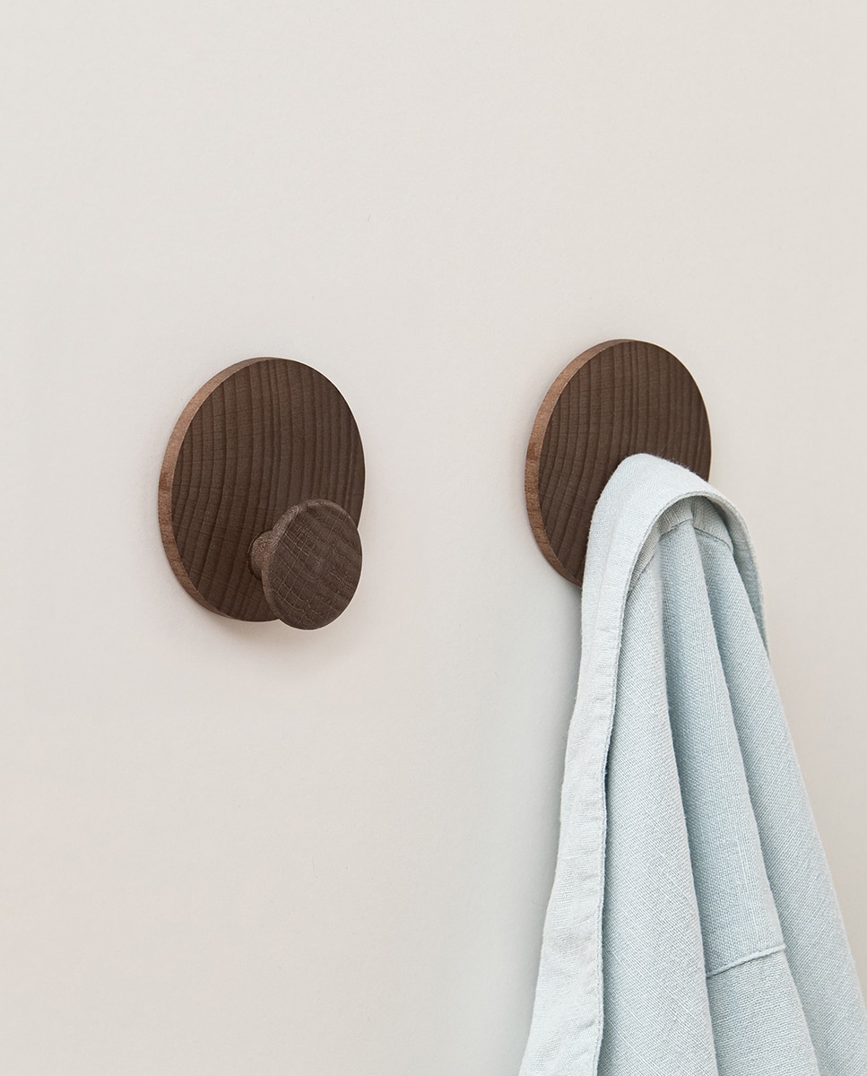 Colgador adhesivo Inofix Lumo Madera Oscura Madera-3