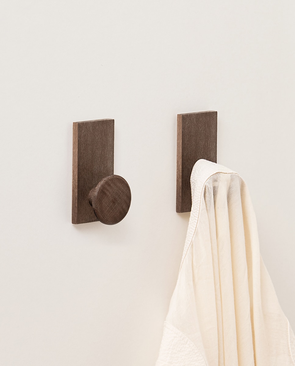 Colgador adhesivo Inofix Faro Madera Clara Madera-2
