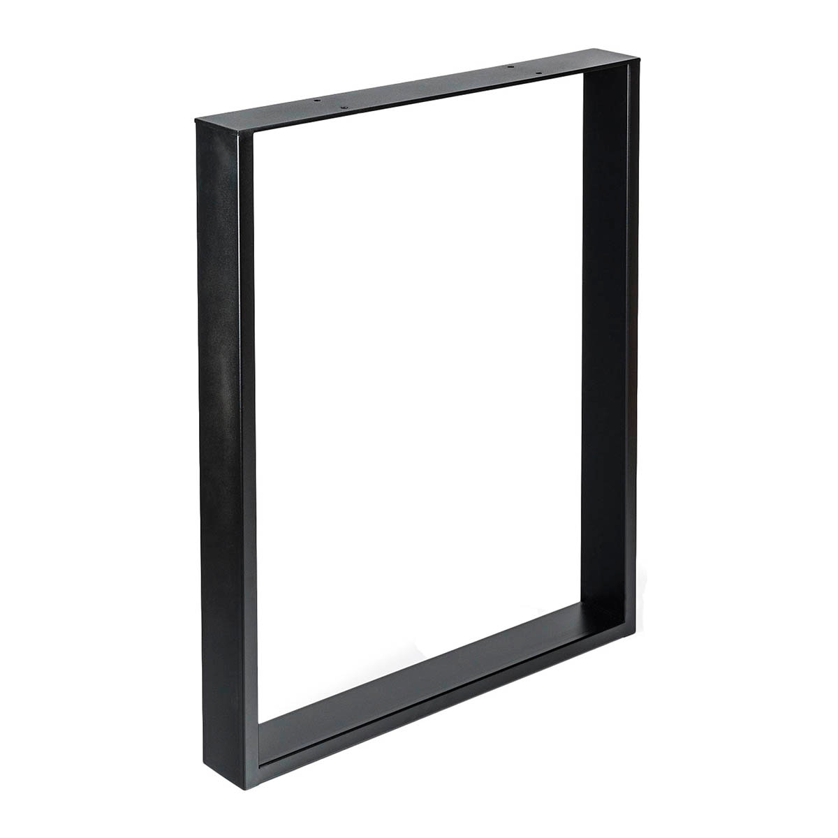 Imagem 0 de Pé Fixo Suporte Quadrado Aço Estilo Industrial M para Mesa