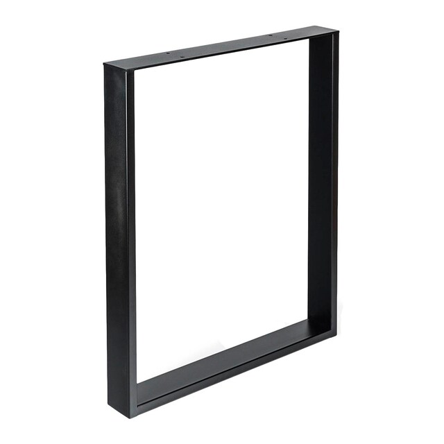 Imagen 0 de Pata Fija Soporte Cuadrado Acero Estilo Industrial M para Mesa