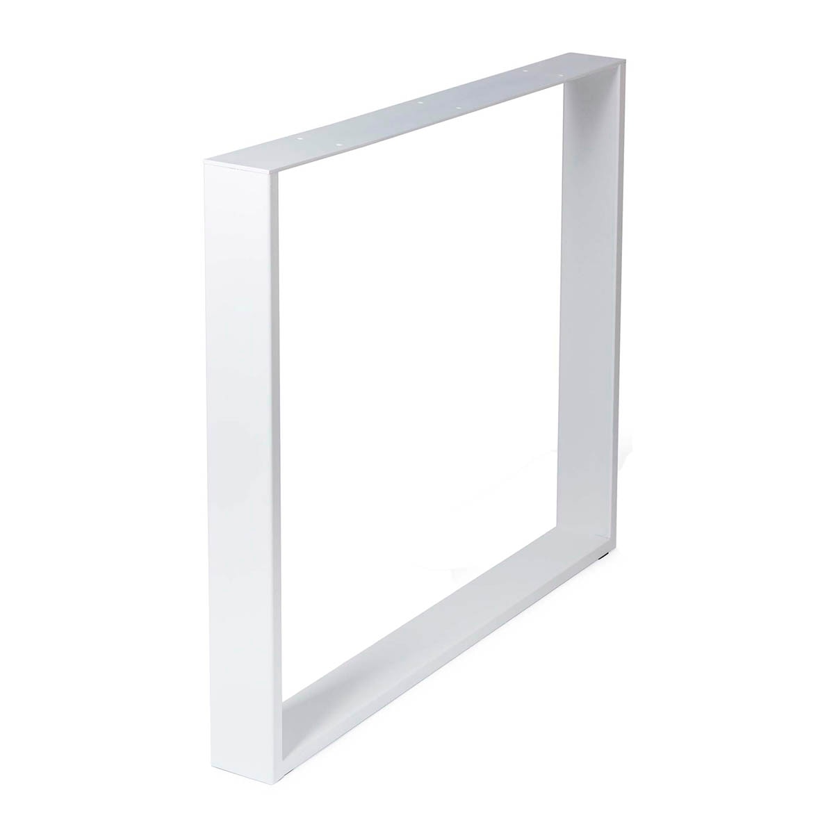 Imagem 0 de Pé Fixo Suporte Quadrado Aço Estilo Industrial L para Mesa