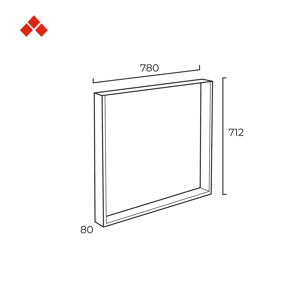 Pé Fixo Suporte Quadrado Aço Estilo Industrial L para Mesa Branco-3