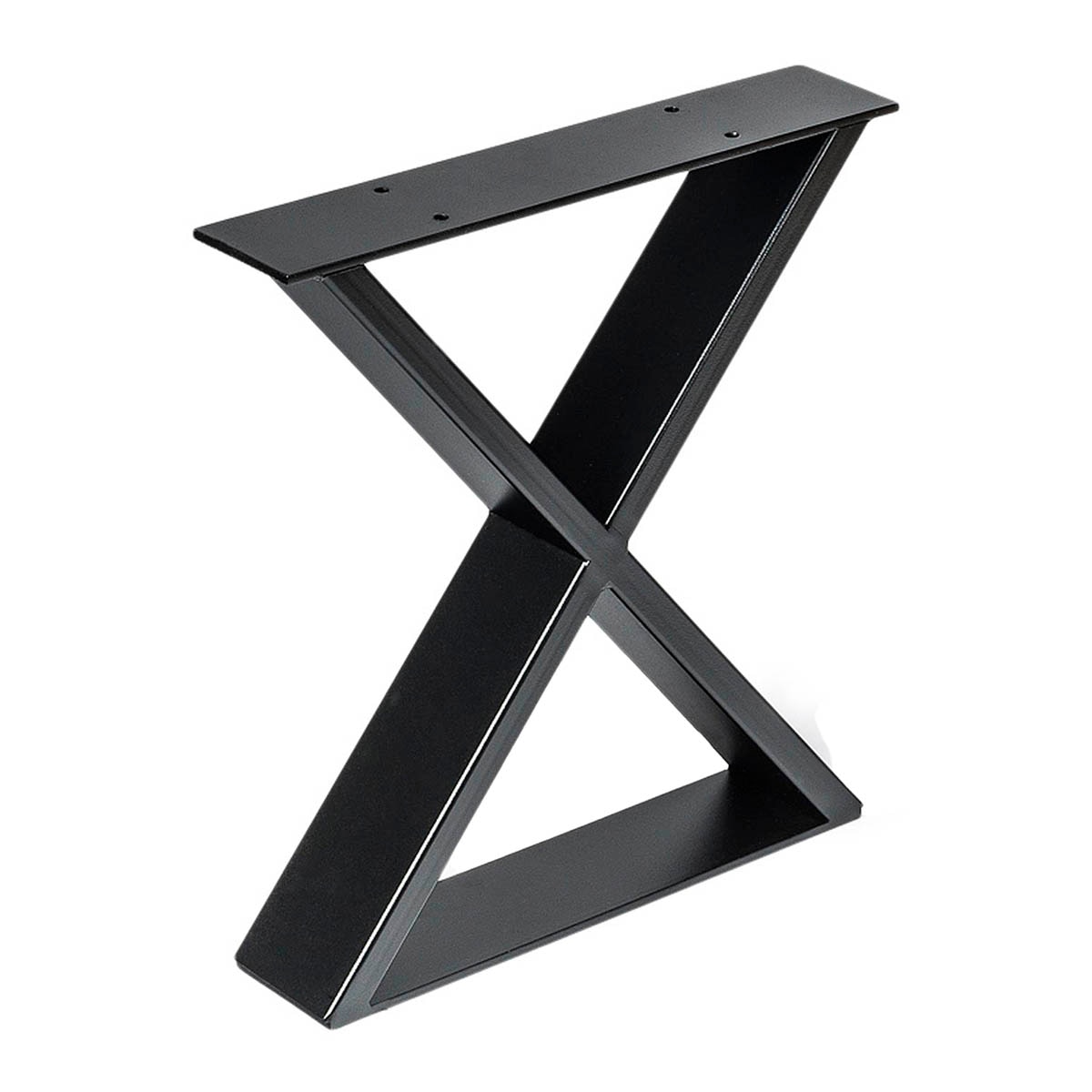 Imagen 0 de Pata Fija Soporte en Aspa Acero Estilo Industrial S para Mesa