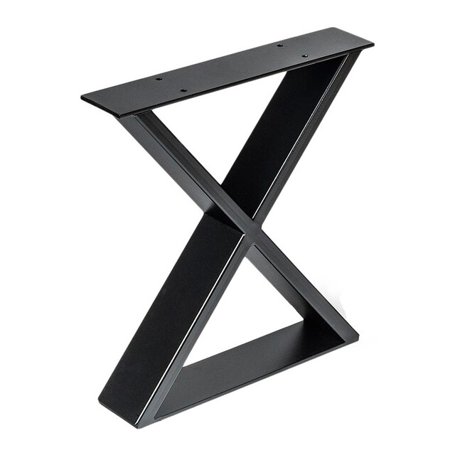 Imagen 0 de Pata Fija Soporte en Aspa Acero Estilo Industrial S para Mesa