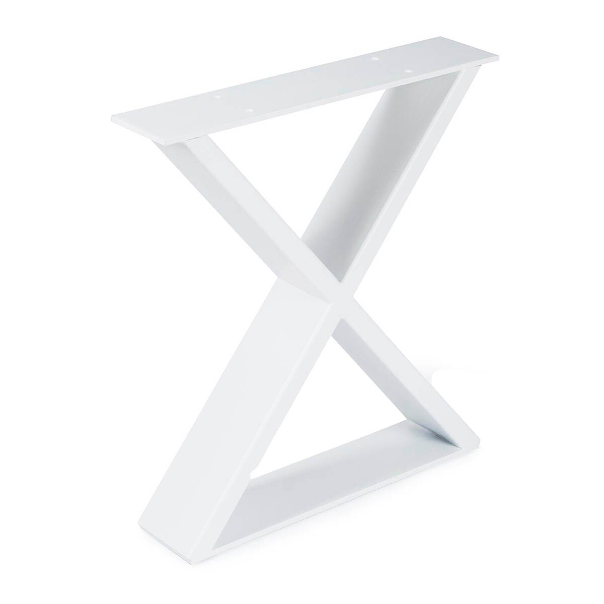 Imagem 0 de Pé Fixo Suporte em Aspa Aço Estilo Industrial s para Mesa