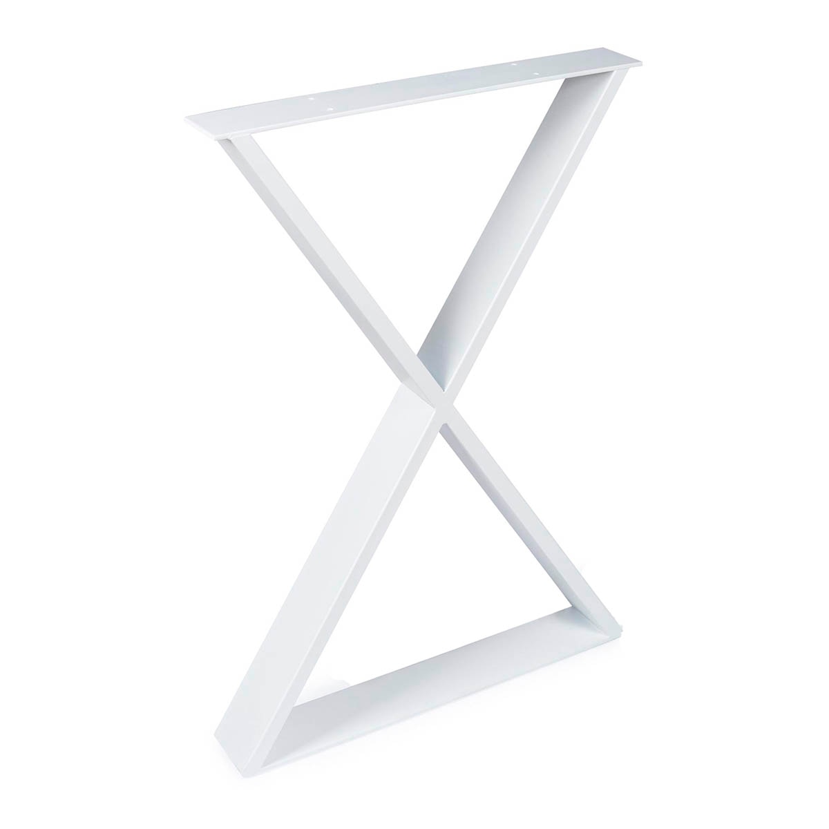 Imagem 0 de Pé Fixo Suporte em Cruz Aço Estilo Industrial M para Mesa