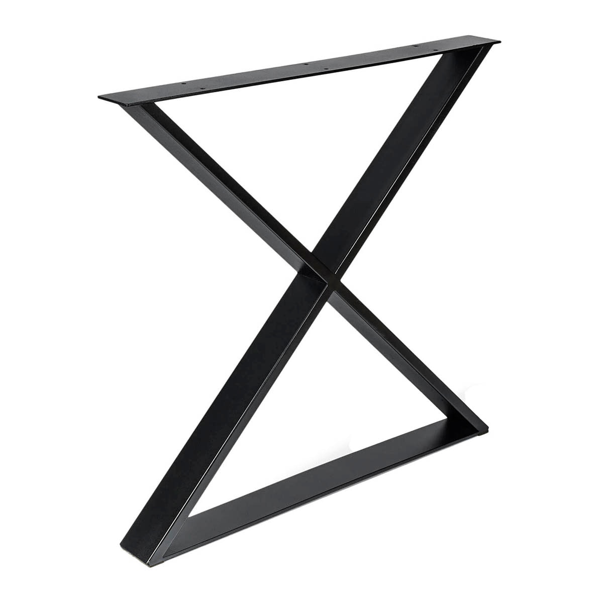 Imagem 0 de Pé Fixo Suporte em Cruz Aço Estilo Industrial L para Mesa