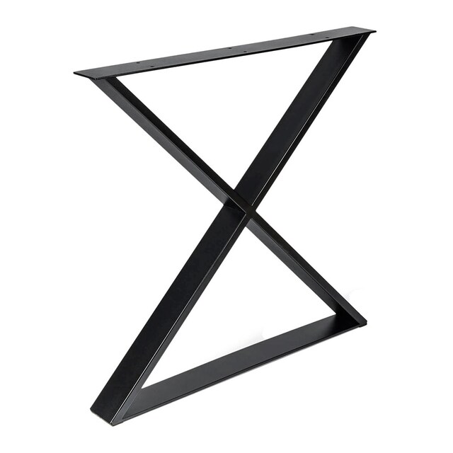 Imagen 0 de Pata Fija Soporte en Aspa Acero Estilo Industrial L para Mesa