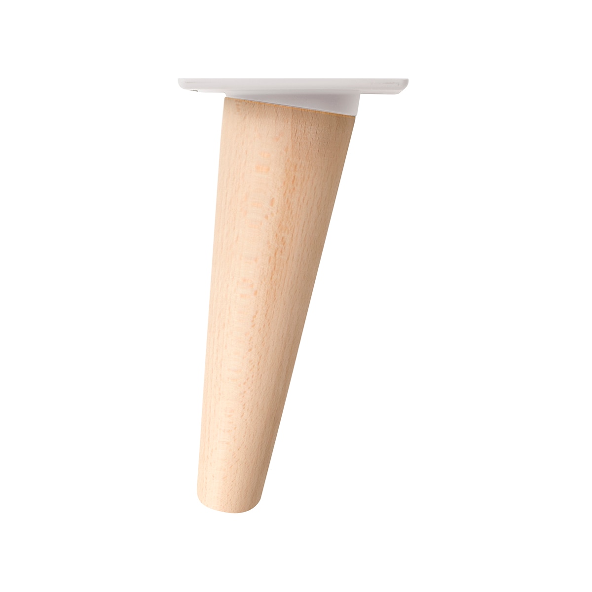 Imagen 0 de Pata Fija Madera Haya Cónica Inclinada 15 cm