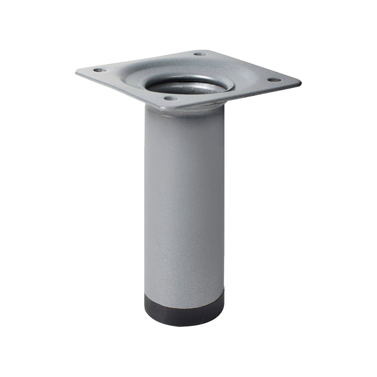 Imagen 0 de Pata Fija Acero Pintada Aluminio Cilíndrica 10 cm