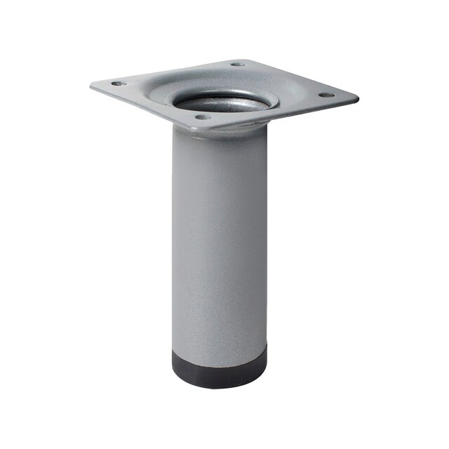Imagen 0 de Pata Fija Acero Pintada Aluminio Cilíndrica 10 cm