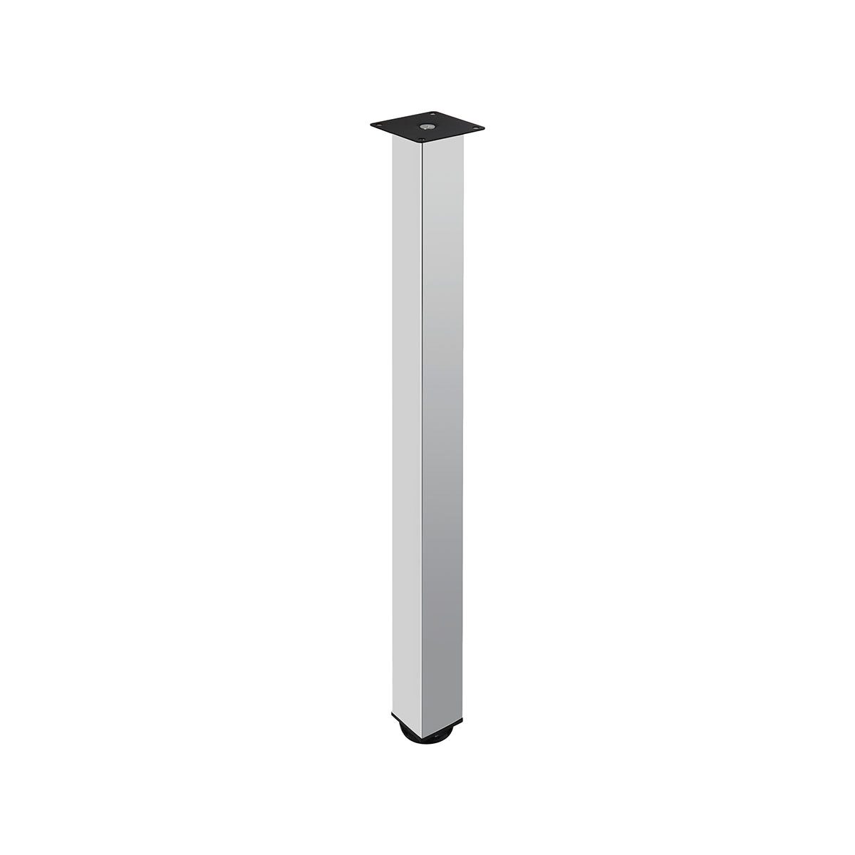 Imagen 0 de Pata Regulable Cuadrada Acero Cromado 71 cm