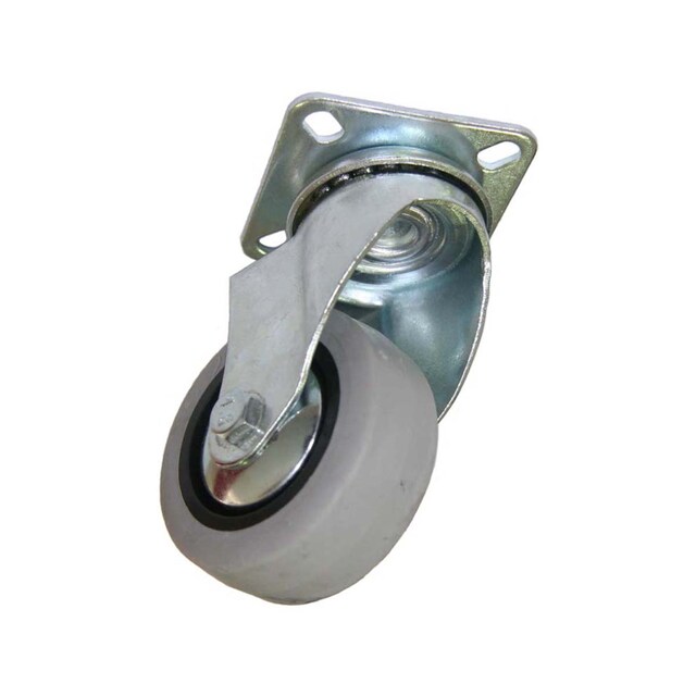 Imagen 0 de Rueda Goma Gris para Muebles Ø 80 mm