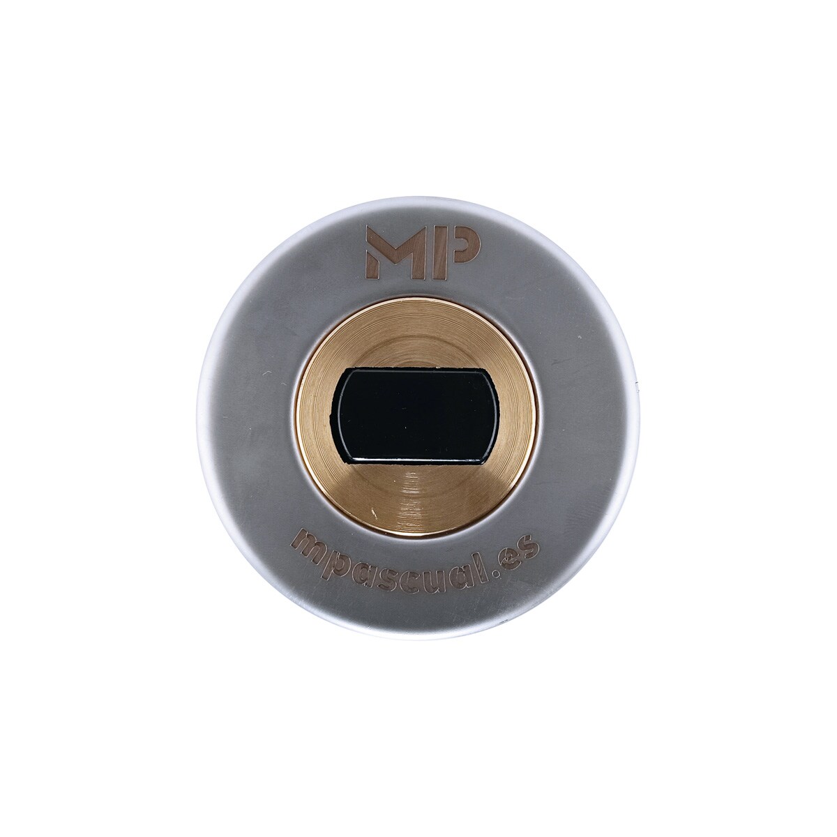 Vaso de Cierre para Cerradura Puerta Enrollable Cromado-4