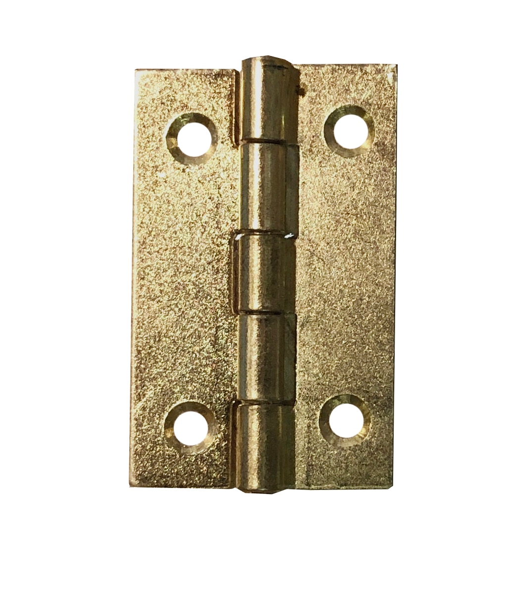 Imagen 0 de Bisagra Estrecha Hierro Latonado - 2 Uds