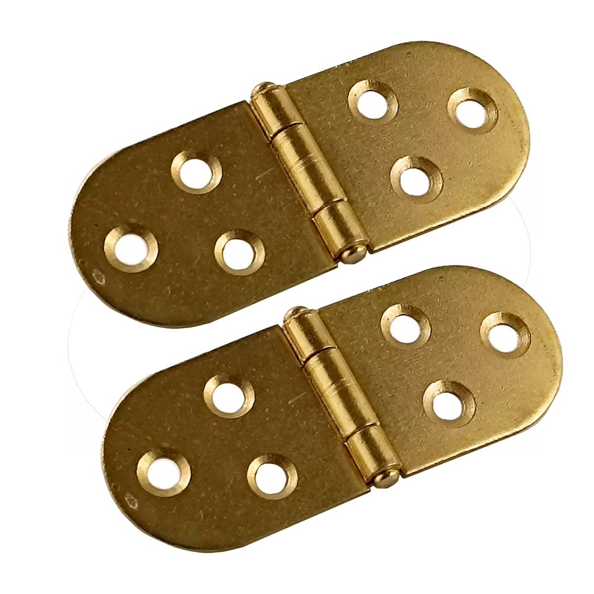 2 Bisagras Planas para Mesa 80 x 32 x 1,5 mm Latón Latón-1