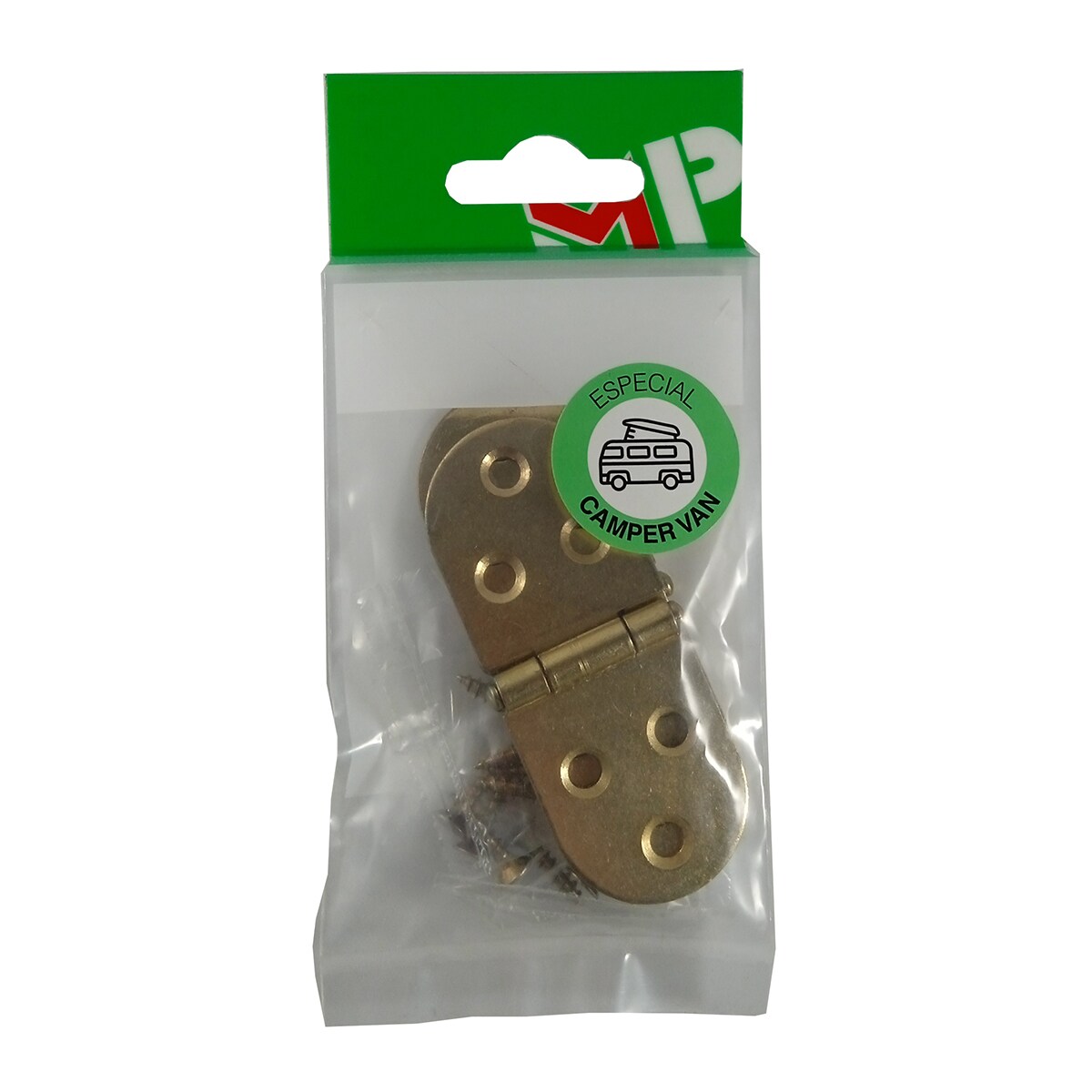 2 Bisagras Planas para Mesa 80 x 32 x 1,5 mm Latón Latón-4