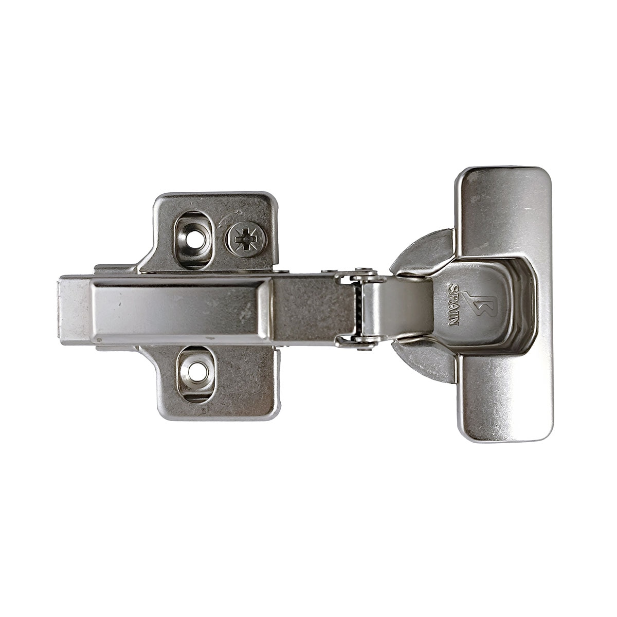 2 Bisagras Cazoleta Clip 35 mm con Freno y Triple Regulación Zincado-5