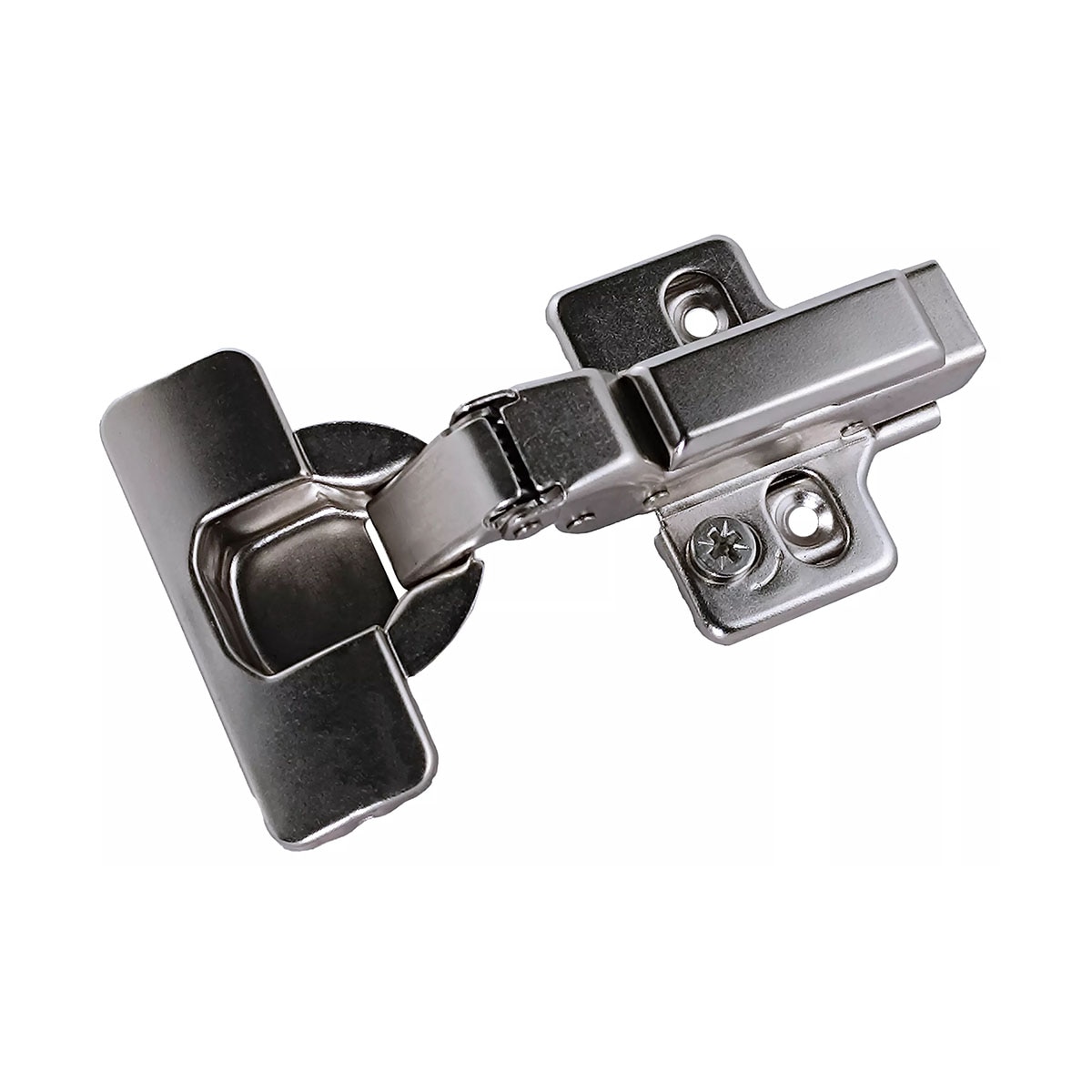 2 Bisagras Cazoleta Inversas Acodadas 35 mm con Freno y Triple Regulación Antracita-2