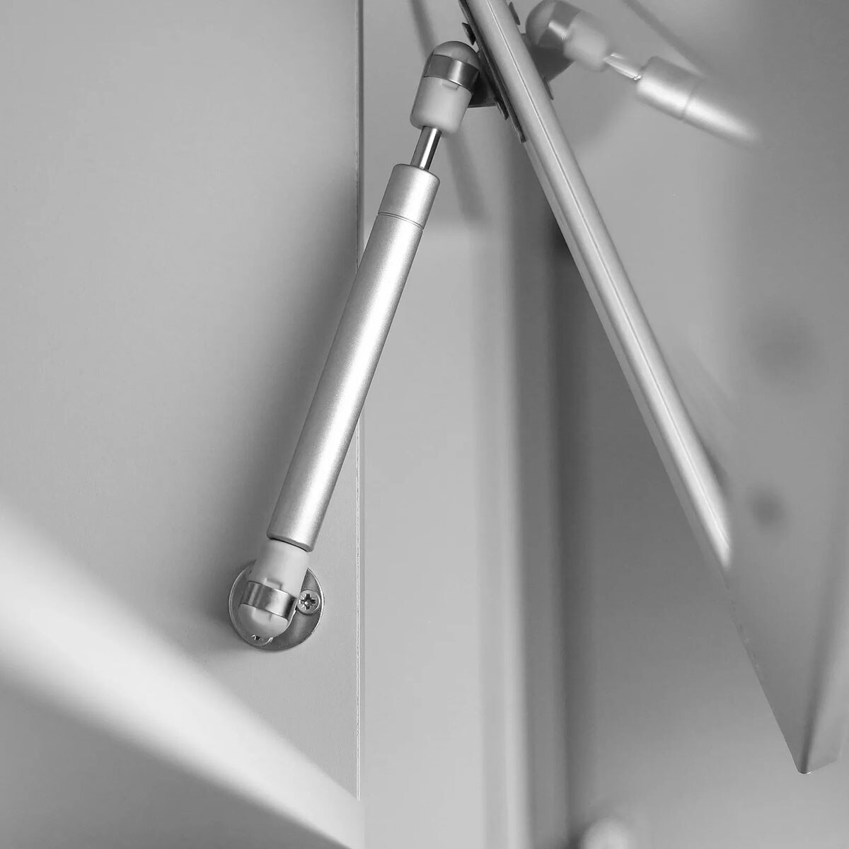 Compás Hidráulico Elevable a Gas de Brazo corto 164 mm Gris-3